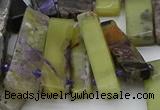 CTD330 Top drilled 10*25mm - 10*45mm sticks charoite beads