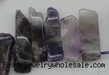 CTD351 Top drilled 10*28mm - 10*50mm wand dogtooth amethyst beads