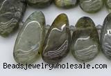 CTD3531 Top drilled 10*22mm - 15*45mm freeform labradorite beads