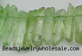 CTD3548 Top drilled 6*20mm - 8*35mm sticks quartz beads wholesale