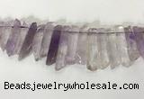 CTD3722 Top drilled 8*20mm - 10*50mm sticks light amethyst beads