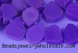 CTD3872 Top drilled 10*12mm - 14*16mm freeform kunzite beads