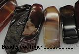 CTD388 Top drilled 10*20mm - 12*55mm wand agate gemstone beads