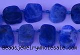 CTD3897 Top drilled 10*14mm - 13*18mm freeform apatite beads