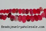 CTD4005 Top drilled 14*22mm - 22*42mm freeform agate gemstone beads