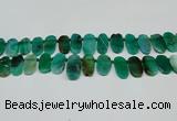 CTD4007 Top drilled 14*22mm - 22*42mm freeform agate gemstone beads