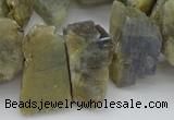 CTD430 15.5 inches 12*20mm - 15*25mm nuggets labradorite beads