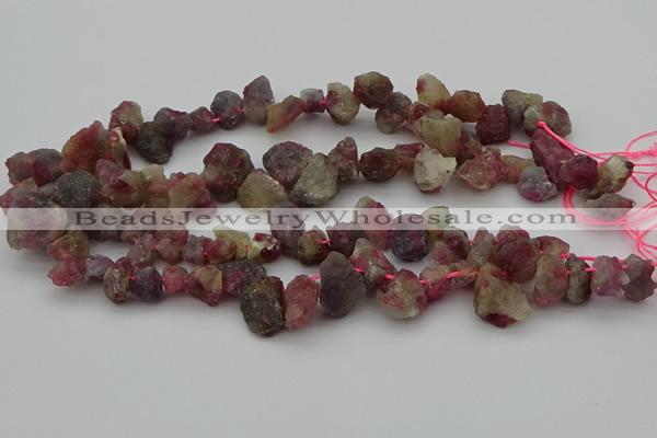 CTD440 Top drilled 8*12mm - 13*18mm nuggets tourmaline beads