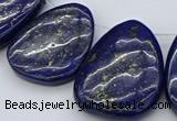 CTD457 15.5 inches 25*30mm - 35*45mm freeform lapis lazuli beads