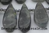 CTD495 Top drilled 10*22mm - 15*45mm freeform labradorite beads