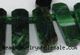 CTD593 Top drilled 12*30mm - 15*50mm wand agate gemstone beads