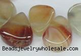 CTD696 Top drilled 18*25mm - 22*30mm freeform agate gemstone beads