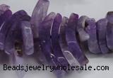 CTD720 Top drilled 12*25mm - 14*40mm wand agate gemstone beads