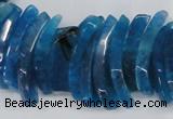 CTD722 Top drilled 12*25mm - 14*40mm wand agate gemstone beads