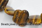 CTE09 18*22mm butterfly shape yellow tiger eye beads Wholesale