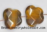 CTE10 butterfly shape 25*30mm yellow tiger eye beads wholesale