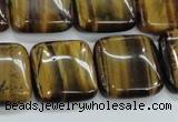 CTE106 15.5 inches 20*20mm square yellow tiger eye beads wholesale