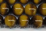 CTE1229 15.5 inches 12mm round A grade yellow tiger eye beads