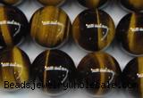 CTE1244 15.5 inches 10mm round AA grade yellow tiger eye beads