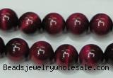 CTE138 15.5 inches 12mm round dyed tiger eye gemstone beads