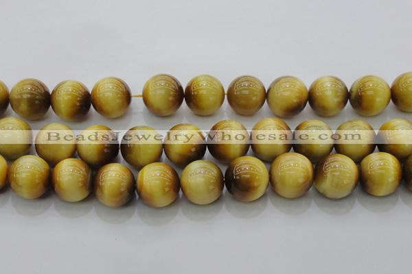 CTE1406 15.5 inches 16mm round golden tiger eye beads wholesale