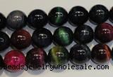 CTE148 15.5 inches 10mm round colorful tiger eye beads wholesale