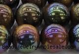 CTE1505 15.5 inches 14mm round AB-color yellow tiger eye beads