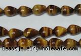 CTE151 15.5 inches 6*9mm teardrop yellow tiger eye gemstone beads