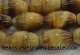 CTE1518 15.5 inches 12*16mm rice golden tiger eye beads wholesale