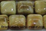 CTE1530 15.5 inches 18*18mm square golden tiger eye beads wholesale