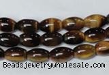 CTE159 15.5 inches 10*14mm rice yellow tiger eye gemstone beads