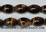 CTE161 15.5 inches 12*20mm rice yellow tiger eye gemstone beads