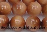 CTE1656 15.5 inches 16mm round sun orange tiger eye beads