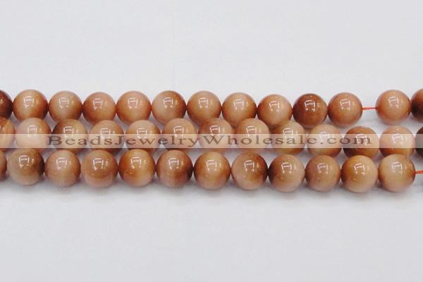 CTE1656 15.5 inches 16mm round sun orange tiger eye beads