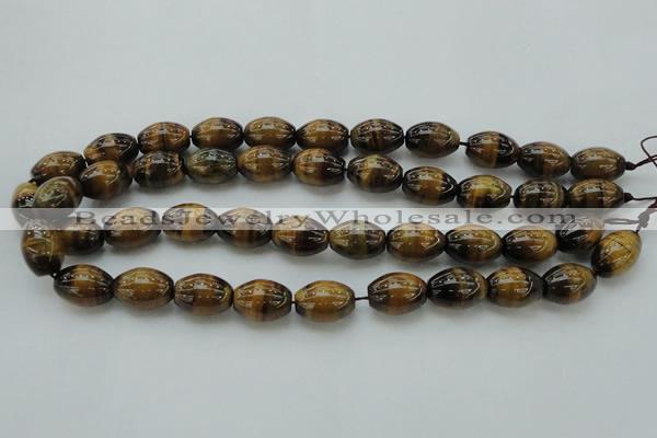 CTE1703 15.5 inches 15*20mm rice yellow tiger eye beads