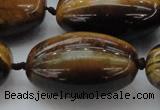 CTE1706 15.5 inches 22*35mm rice yellow tiger eye beads