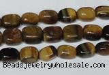 CTE173 15.5 inches 6*9mm nuggets yellow tiger eye gemstone beads