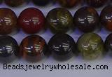 CTE1793 15.5 inches 10mm round red iron tiger beads wholesale