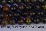 CTE1801 15.5 inches 6mm round blue iron tiger beads wholesale