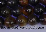 CTE1804 15.5 inches 12mm round blue iron tiger beads wholesale