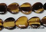 CTE184 15.5 inches 20*20mm heart yellow tiger eye gemstone beads