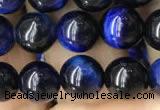 CTE2037 15.5 inches 8mm round blue tiger eye beads wholesale