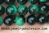 CTE2050 15.5 inches 4mm round green tiger eye beads wholesale