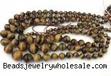 CTE2078 15.5 inches 6mm - 16mm round yellow tiger eye graduated beads