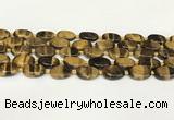 CTE2131 15.5 inches 13*18mm oval yellow tiger eye beads