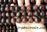 CTE2187 15.5 inches 18mm round red tiger eye gemstone beads