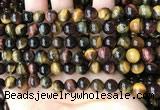 CTE2192 15.5 inches 8mm round mixed tiger eye beads wholesale