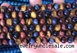 CTE2212 15.5 inches 10mm round colorful tiger eye beads wholesale