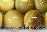 CTE2385 15 inches 12mm round golden tiger eye beads