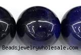 CTE2396 15 inches 12mm round blue tiger eye beads